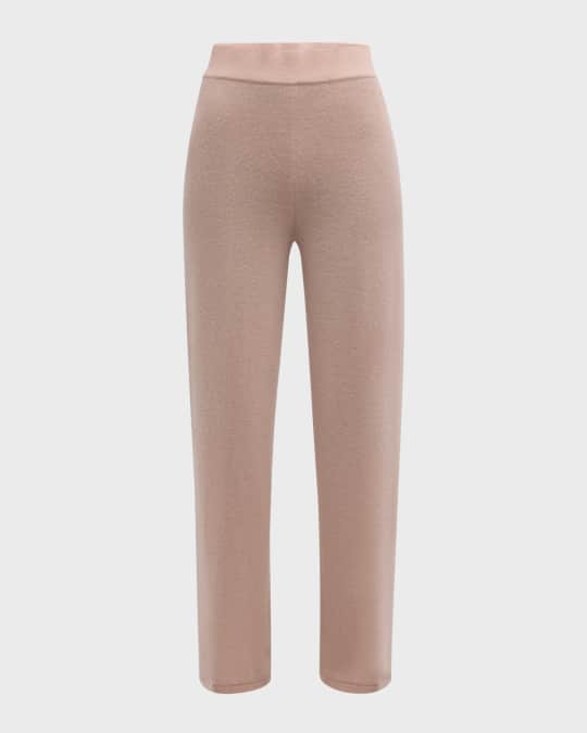 Cashmere Straight-Leg Knit Pants