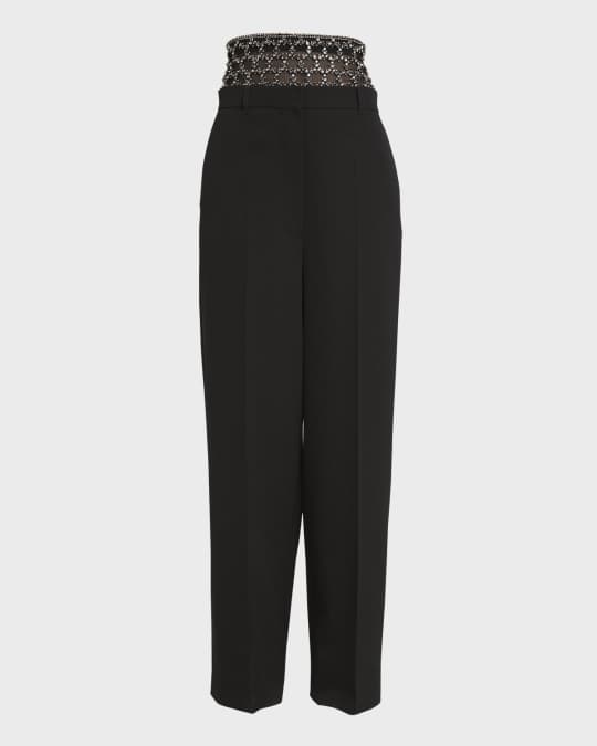 STELLA MCCARTNEY Wool-crepe wide-leg pants | NET-A-PORTER