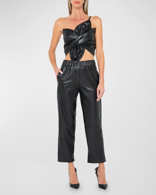 Cedar Faux Leather Pants