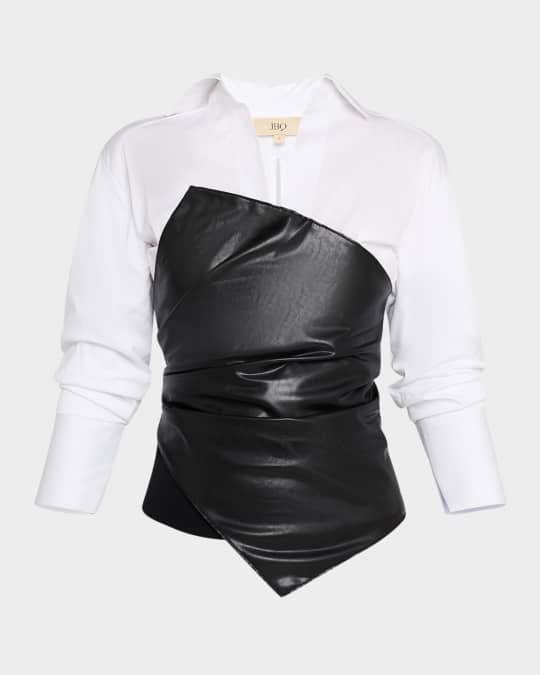 Millicent Mixed Media Top 