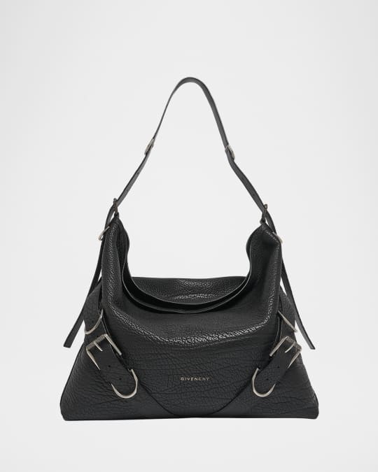 Givenchy Men's Voyou Large Bag in Embossed Leather | Neiman Marcus