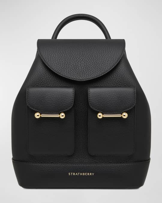STRATHBERRY Osette Flap Calf Leather Backpack | Neiman Marcus