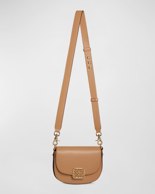 Bay Mini Polished Leather Crossbody Bag