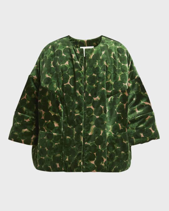 Dries Van Noten Violini Abstract Print Jacket | Neiman Marcus