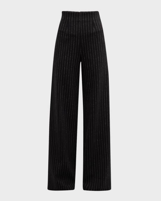 Pinstripe Stretch Suiting Pants