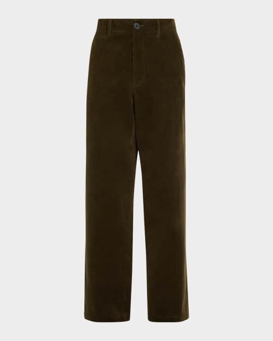 Men's Corduroy Wide-Leg Pants