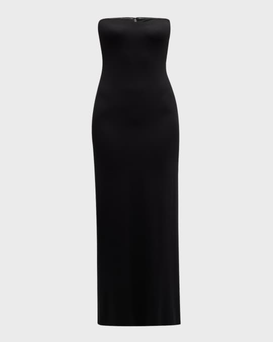 ALICE + OLIVIA Delora Strapless Midi Dress | Neiman Marcus
