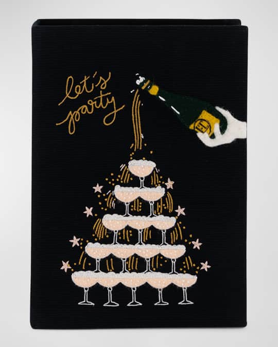 Olympia Le-Tan Let's Party Book Clutch Bag | Neiman Marcus