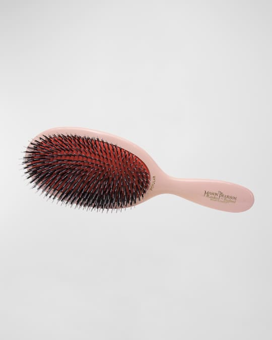 Mason Pearson Pink Popular Mixture Bristle Hair Brush | Neiman Marcus