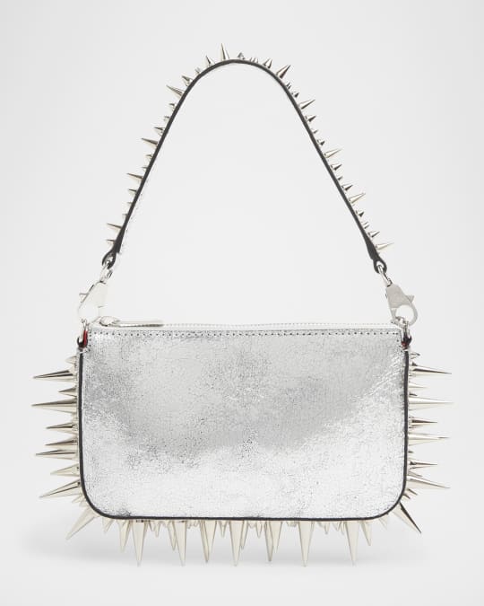 【CHRISTIAN LOUBOUTIN】Sale ★Loubilaメタリック ミニバッグ Christian Louboutin Loubila Mini Spike Metallic Shoulder Bag