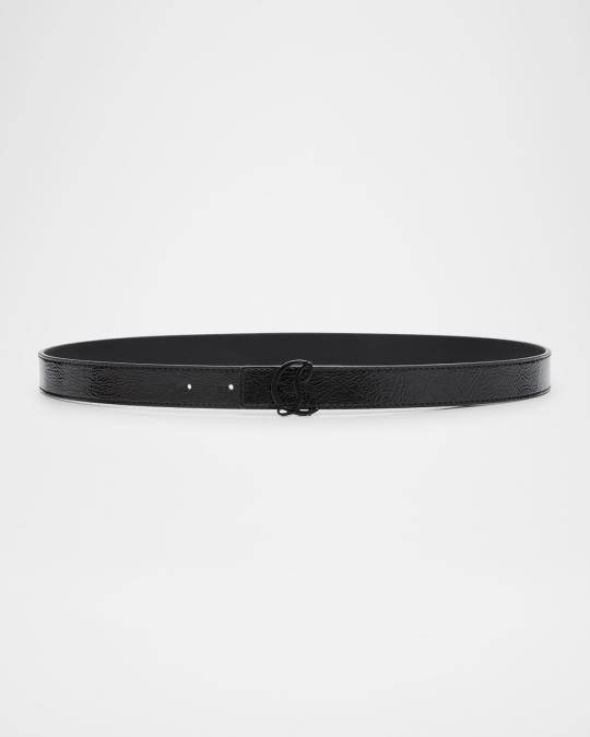 Christian Louboutin Loubi54 Reversible Belt in Patent and  display picture 3