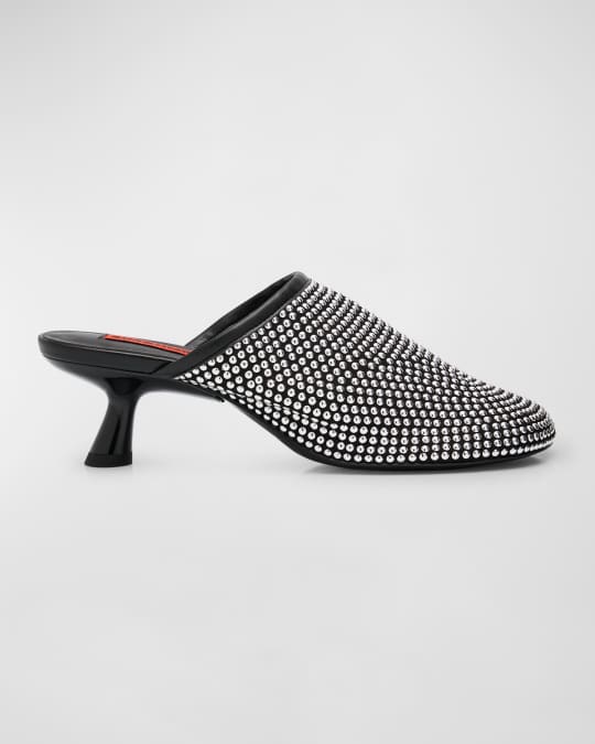 Nailhead Beep Vegan Mules