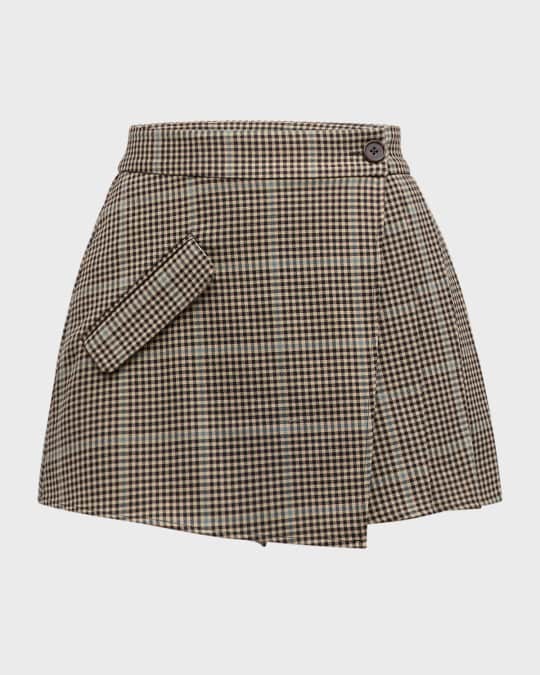 Plaid pleated skirt 8x10 online
