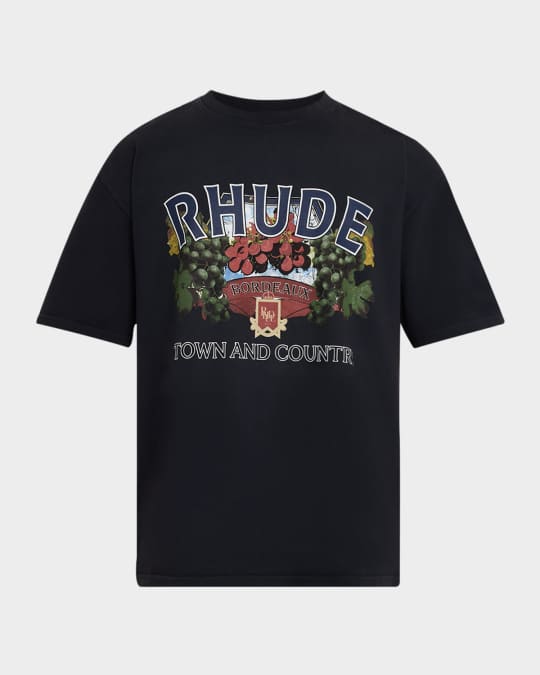 Rhude Men's Faded Town & Country T-Shirt | Neiman Marcus