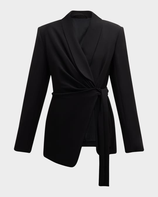 Comma Wrap Blazer Jacket