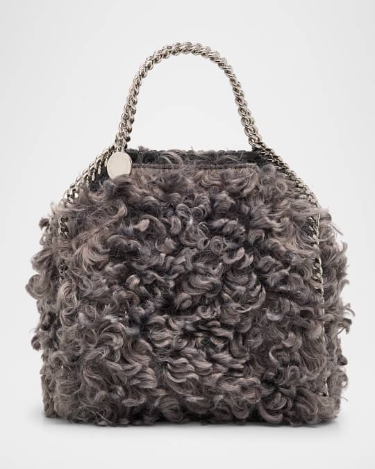 Falabella Tiny Plush Faux Fur Tote Bag
