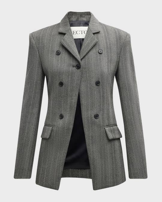 ジャケット [RECTO] BUDDIE VIRGIN WOOL TAILORED JACKET RECTO Buddie Virgin Wool Tailored Jacket | Neiman Marcus
