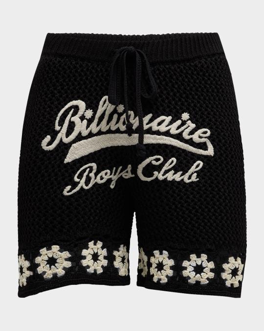 Billionaire Boys Club Men's BB Shuttle Crochet Shorts | Neiman Marcus