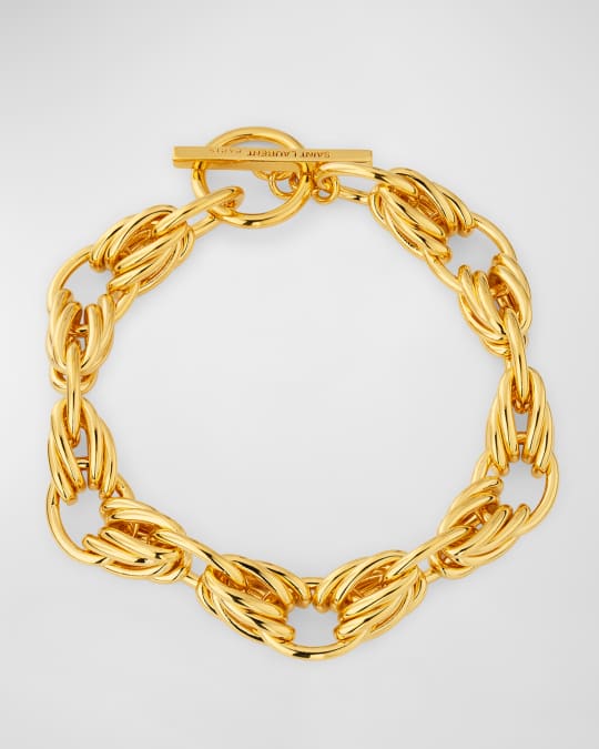【関税＆送料込み】Saint Laurent Rope-Chain Bracelet In Met Saint Laurent Chain Rope Link Bracelet, Gold | Neiman Marcus