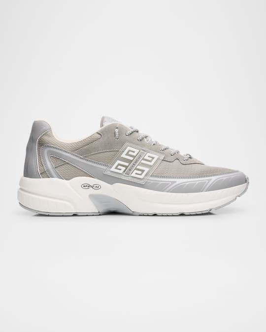 Givenchy Men's NFNTY-52 Suede and Mesh Runner Sneakers