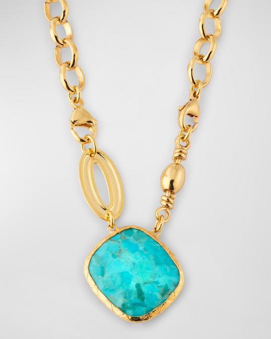 Gas Bijoux Turquoise Pendant Necklace | Neiman Marcus
