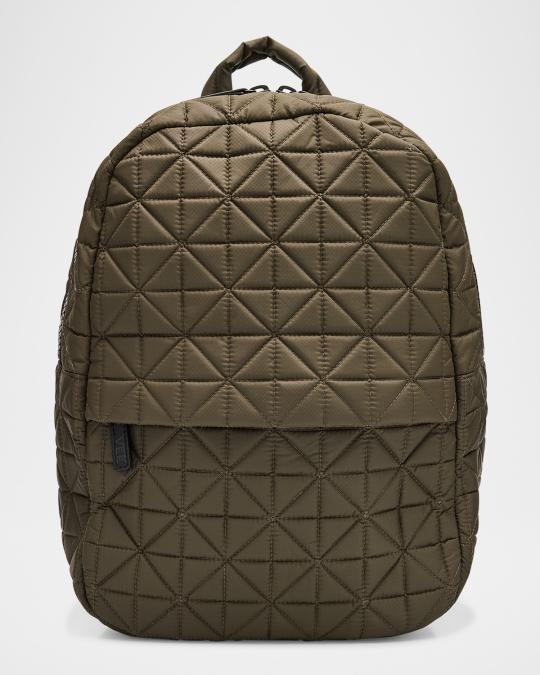VeeCollective Recycled Nylon & Vegan Leather Backpack  display picture 2