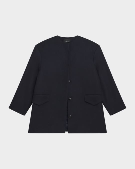 Cape Back Coat
