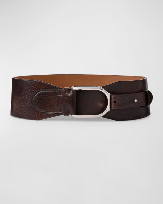 Ralph Lauren Collection Distressed Welington Turnback Waist Belt | Neiman  Marcus