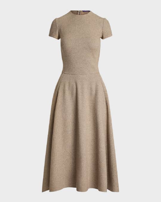 brown herringbone dress Vintage Check Herringbone Dress main image 0