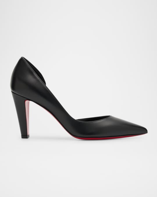 Vibella Matte Half-d'Orsay Red Sole Pumps
