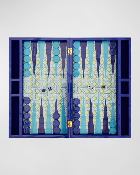 Basketweave Backgammon Set