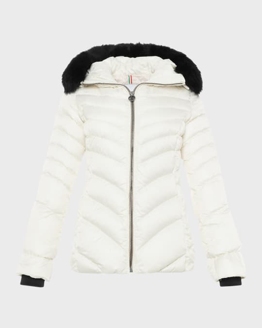 Apres-Ski Jacket With Detachable Toscana Lamb Shearling Hood Trim