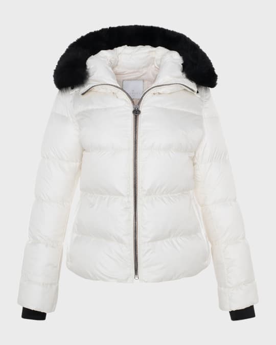 Apres-Ski Jacket With Detachable Toscana Lamb Shearling Hood Trim