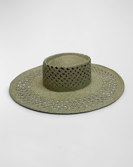 Opale Junior Woven Large-Brim Hat 