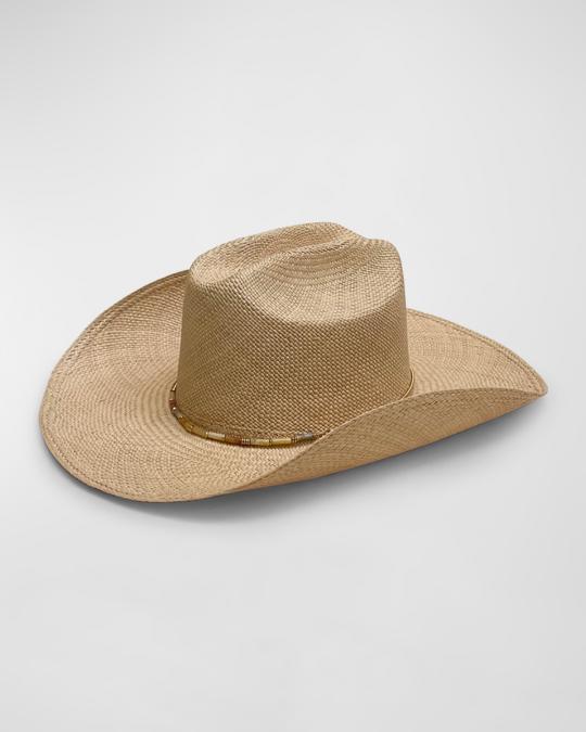 Cowboy hat - neiman marcus Maison Michel Austin Pearly Wool Felt Cowboy Hat | Neiman Marcus main image 4
