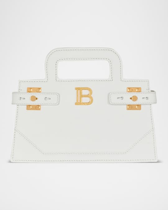 BBuzz Small Top-Handle Bag in Grained Leather 