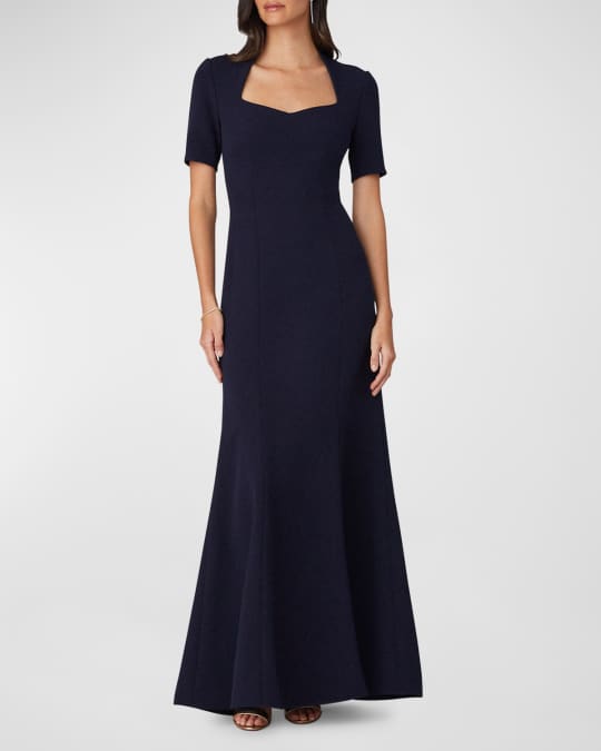 Sweetheart Crepe Gown