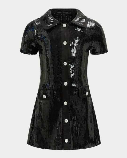 Bardot Junior Girl's Noah Sequin Mini Dress, Size 4-10 | Neiman Marcus
