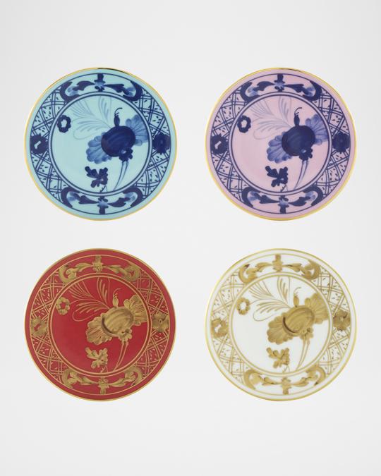 Ginori 1735 Oriente Italiano Assorted Coasters, Set of 4 | Neiman Marcus