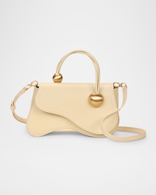Cult Gaia Kazia Flap Leather Crossbody Bag | Neiman Marcus