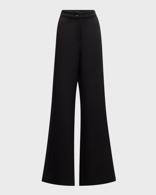 Valentina Side Stripe Wide-Leg Pants