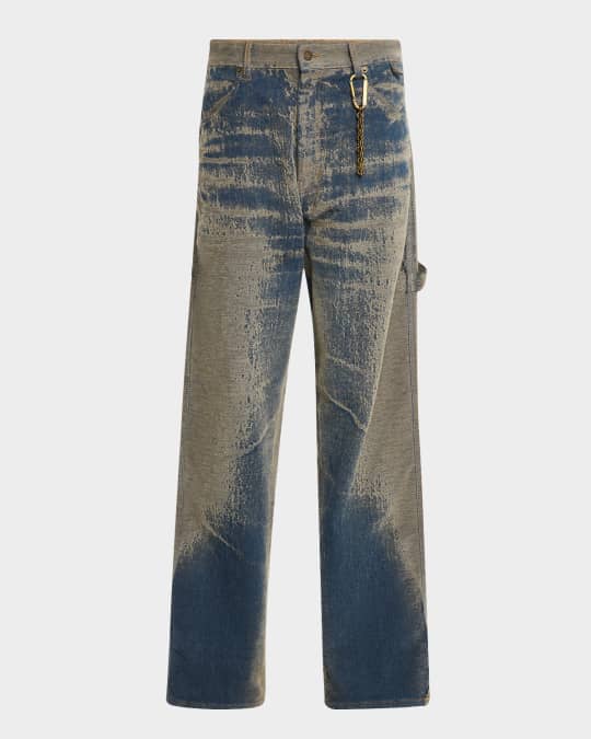 Men's John Jacquard Relaxed Worker Jeans