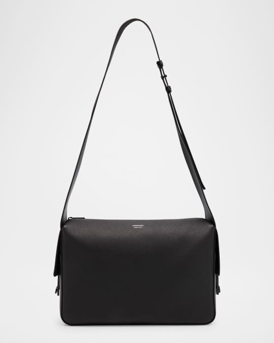 Men's Twins Leather Crossbody Bag