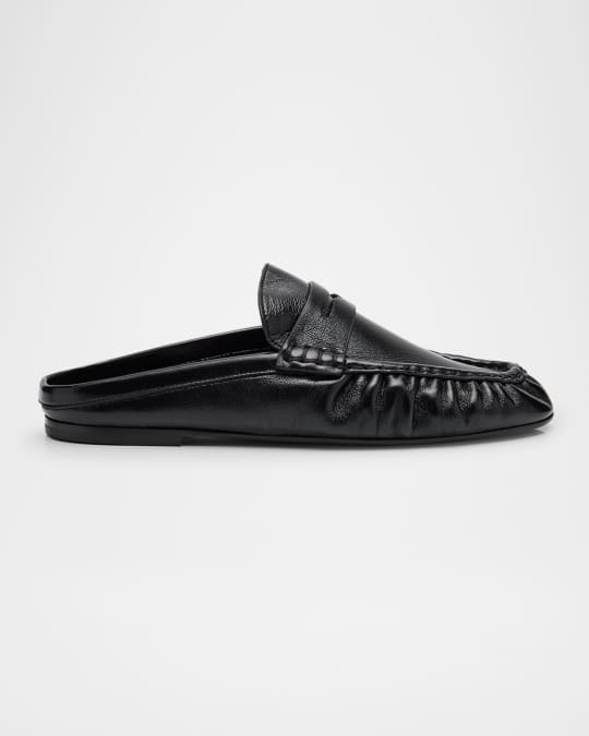 Le Loafer suede penny loafers in brown - Saint Laurent