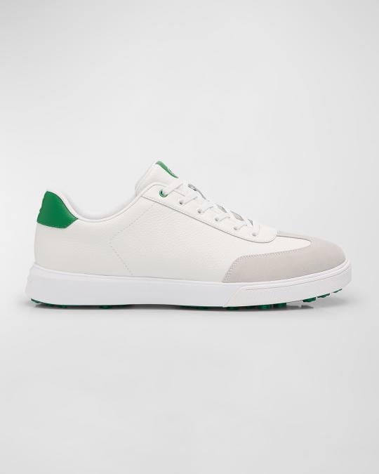 Peter Millar Men's Drift Hybrid Leather Court Sneakers | Neiman Marcus
