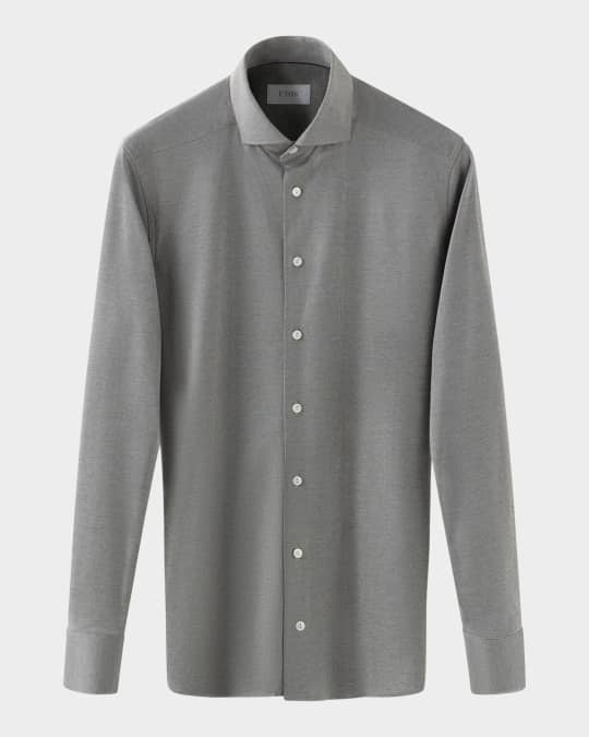 Eton Men's Signature Filo di Scozia Jersey Contemporary-Fit Dress Shirt |  Neiman Marcus