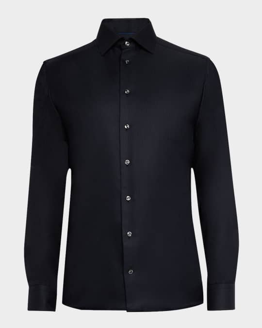 Men's Signature King Oxford Slim-Fit Sport Shirt