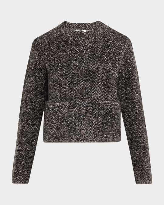 Herringbone Cashmere Jacket