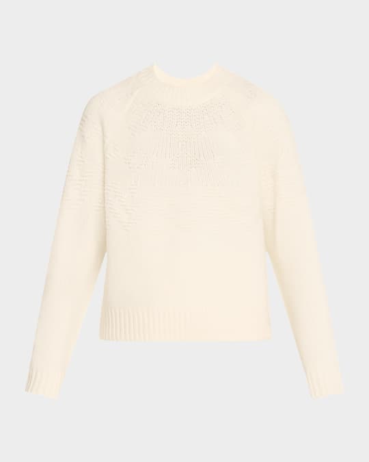 Fair Isle Raglan Crewneck Sweater