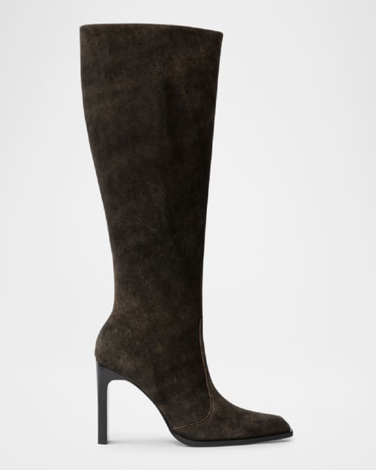 Grand Suede Knee Boots